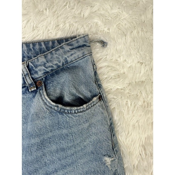 Zara Women's Jeans Denim Ripped Distressed‎ Size 8 Blue - Picture 5 of 12